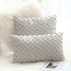 vctops Boho Basket Weave Pattern Decorative Throw Pillow Cover Super