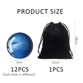 12 Pieces Refrigerator Magnets, 1 Piece Storage Bag, Magnetic Refrigerator Magnets, Refrigerator Decorative Accessories, Three-Dimensional Whiteboard Magnets, Refrigerator Magnets