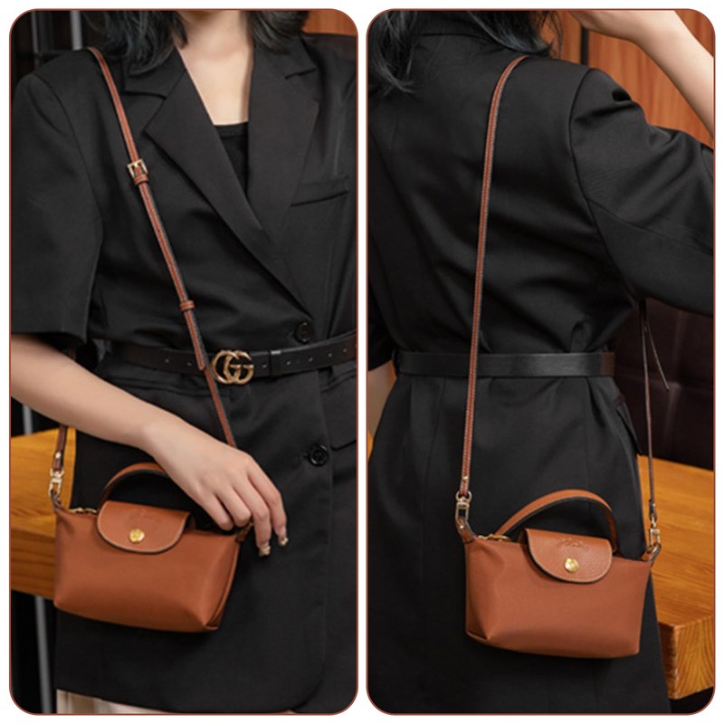Weploda Leather Shoulder Strap for Mini Bag, Slim Shoulder Strap