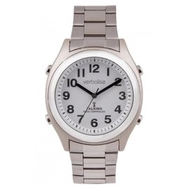 Verbalise Unisex Radio-Controlled Talking Watch, Speaks Time, Date, 5 Daily Alarms. Designed for Visually Impaired, Blind & Elderly. 2 Year Warranty, UKs No1 for Quality Service and Choice VPR70-BS