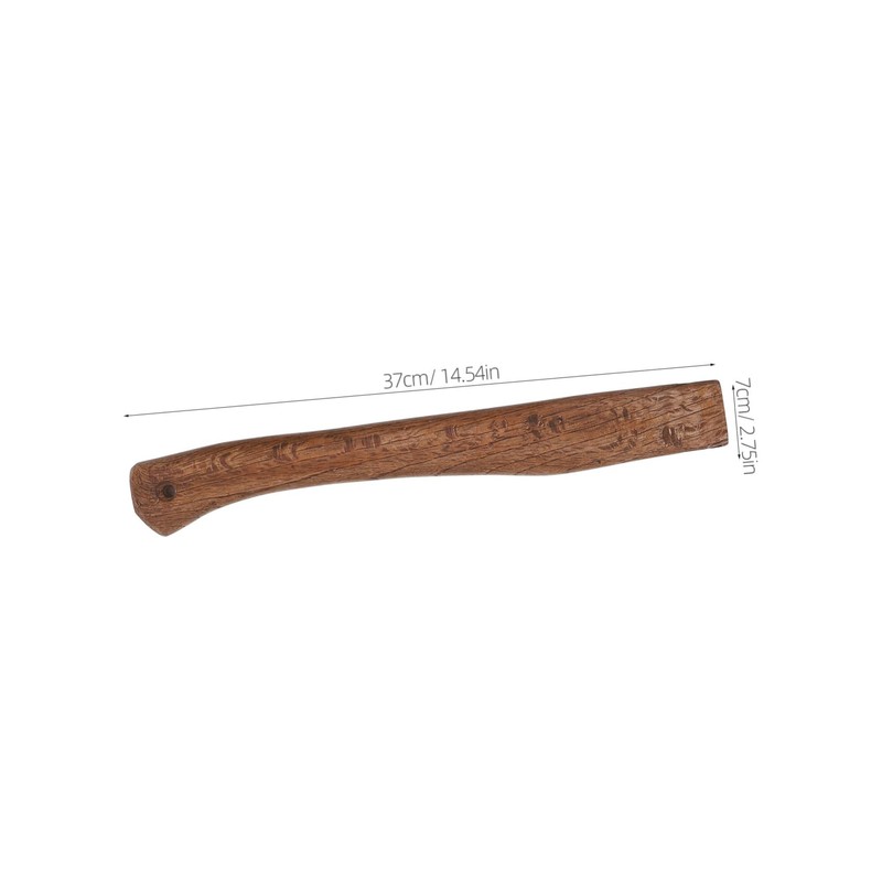 SHINEOFI Axe Handle Replacement Carbonized Acutissima for Hatchet and Camp