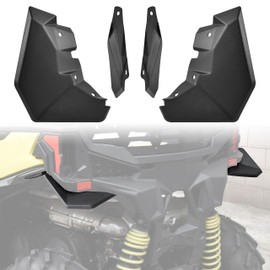 SAUTVS Fender Flare Rear Extensions for Maverick Trail Sport, Waterproof Extended Mud Flaps Kit for Can Am Maverick Trail Sport Accessories (4PCS, Replace #715004404)