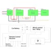 Universal Wireless Winch Remote Control Switch Electric Winch Controller with