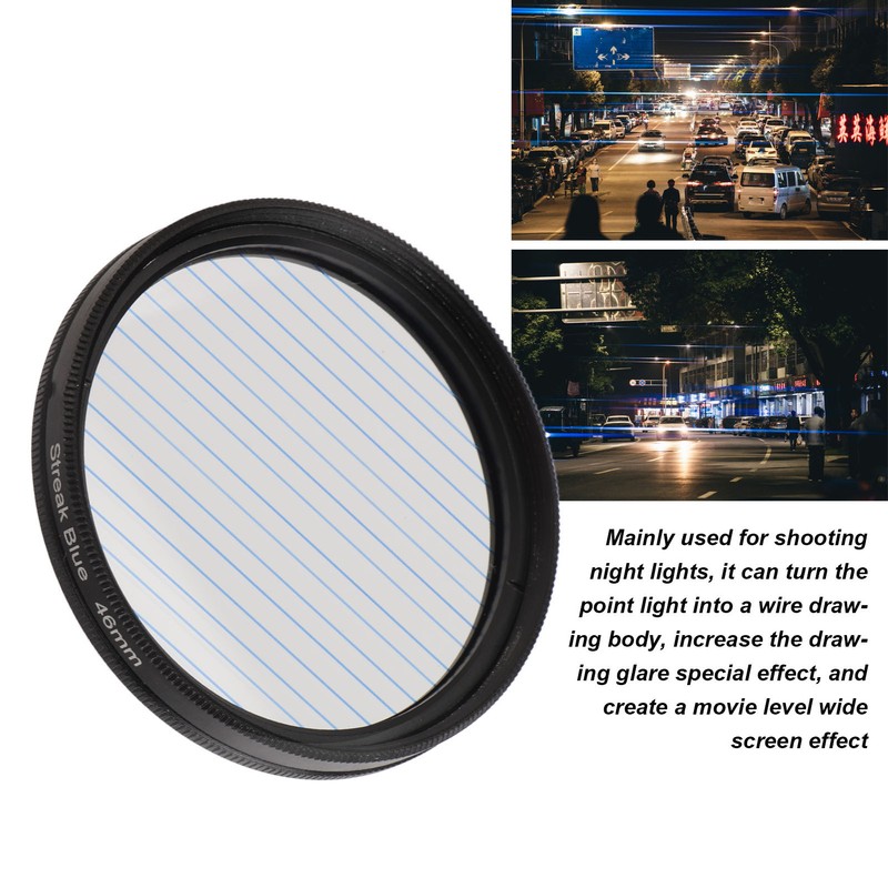 Junestar Blue Streak Special Effects Filter Dot to Line Filter
