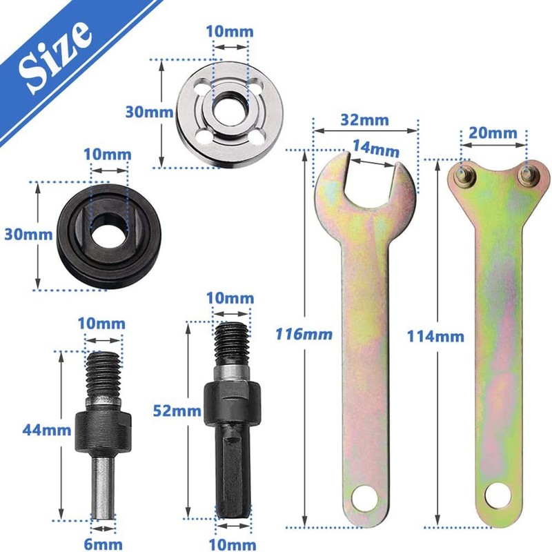 Mesee 6 in 1 Electric Drill Conversion Angle Grinder Adapter