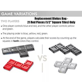Mattel BLOKUS Game Replacement Parts ~ 21 RED PIECES