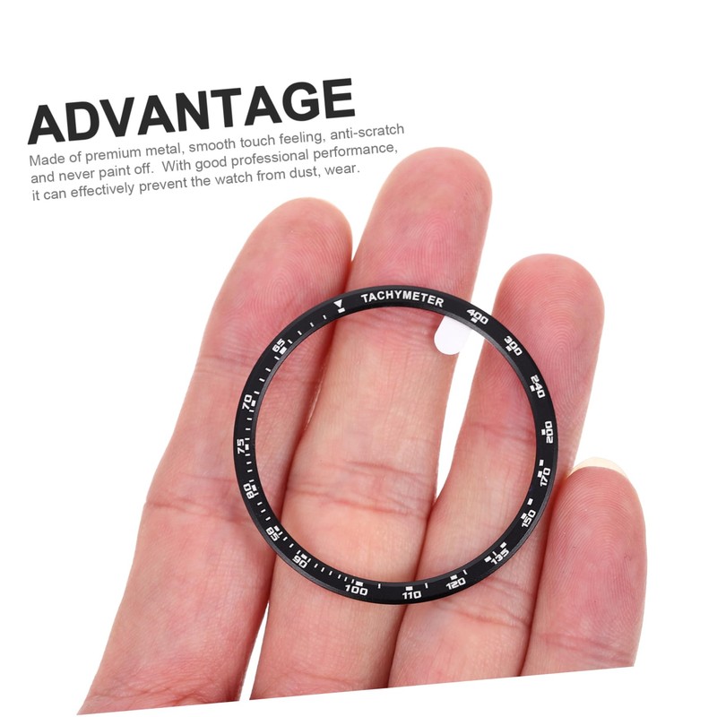 Outanaya Smartwatch Bezel Metal Bezel Cover for Watch Anti-Scratch Lightweight