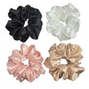 Large satin Scrunchies XL Silk Oversized Scrunchie for Thick long