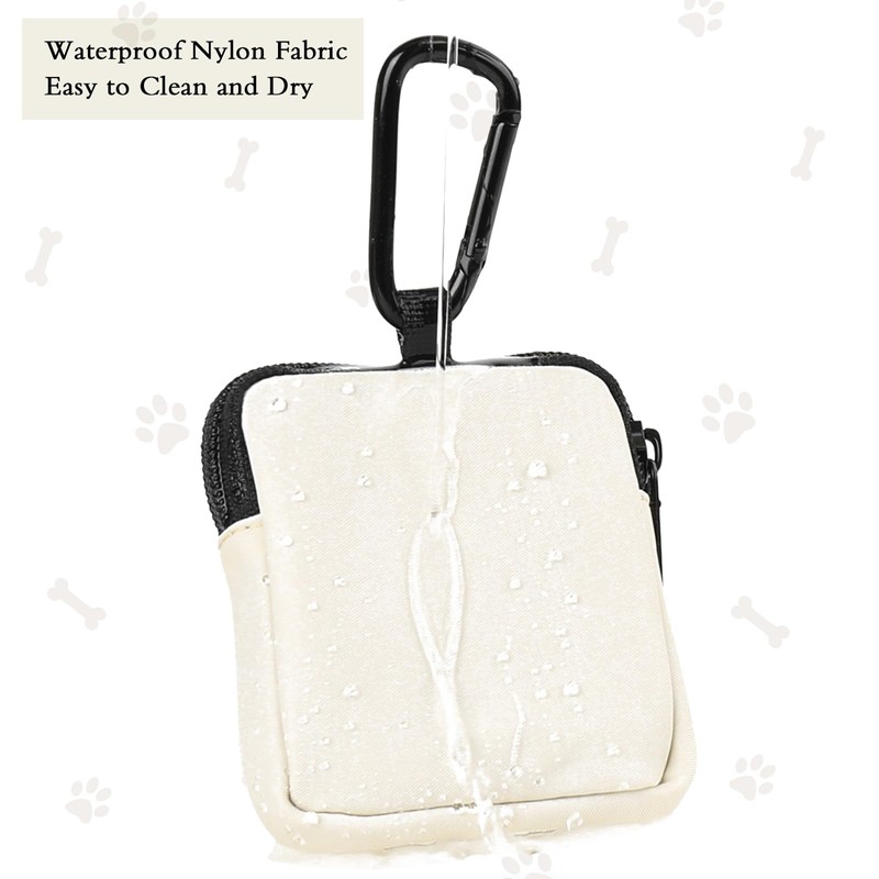 Waterproof Dog Treat Pouch, Dog Training Treat Pouch Built in