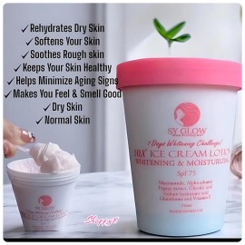 SY GLOW 10X ICE CREAM LOTION SPF75 +  24K Gold Luminous Soap