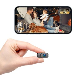 Hszsxjk Mini Cmara, 4K Hd Nanny Cam para el Hogar