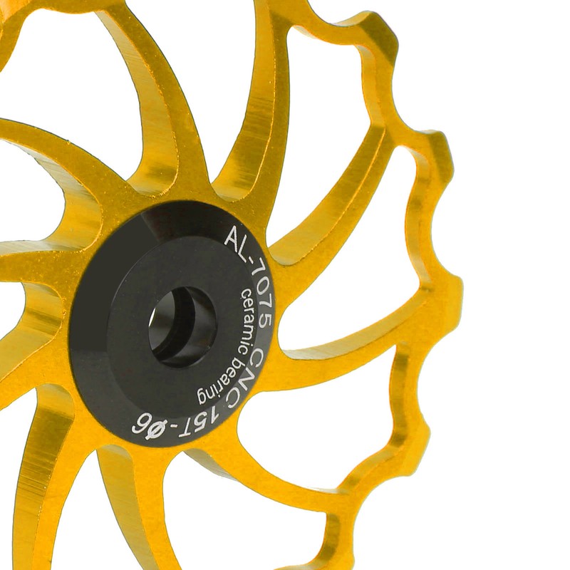 MEIJUN Rear Derailleur Guide Pulley Wheel 15T Ceramic Bearing for