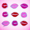 Design Ideas GelGems Valentine's Day Themed Gel Window Clings (SWAK,