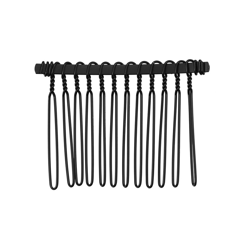 VOCOSTE 4 Pcs No Slip Hair Side Combs Accessories, Metal,