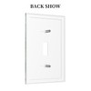 JDAKHD Light Switch Cover Plate Green Marble-Like Texture with Abstract