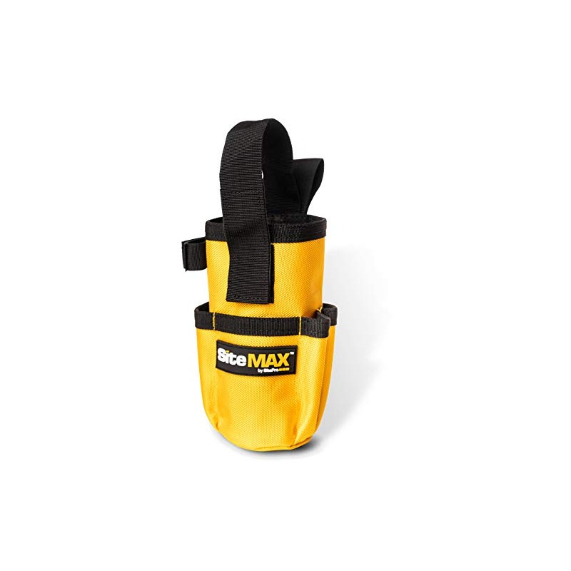 SiteMAX Paint Can Holster Pouch, Yellow, Nylon