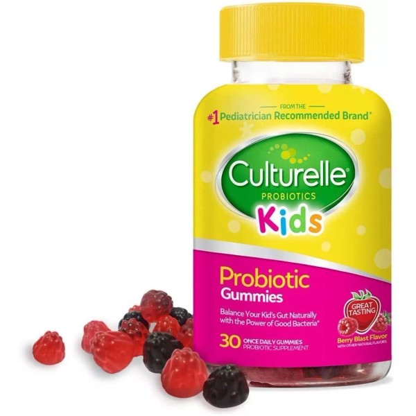 Culturelle Probióticos Para Niños Culturelle 30 Gomitas Sabor Fresa