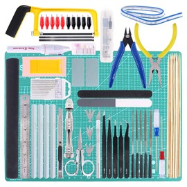 Keadic 87Pcs Gundam Model Tool Kit Hobby Building Tools Kit Tools Gunpla Tool Kits Modeler Basic Tools Craft Set Professional Gundam Model Tools Kit for Hobby Building