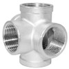 Beduan Stainless Steel 1 Inch 5-Way Outlet Cross Female Pipe