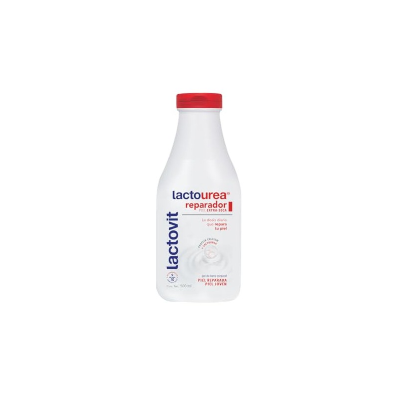Lactovit Lactourea Gel de Baño Reparador para Piel Seca 500