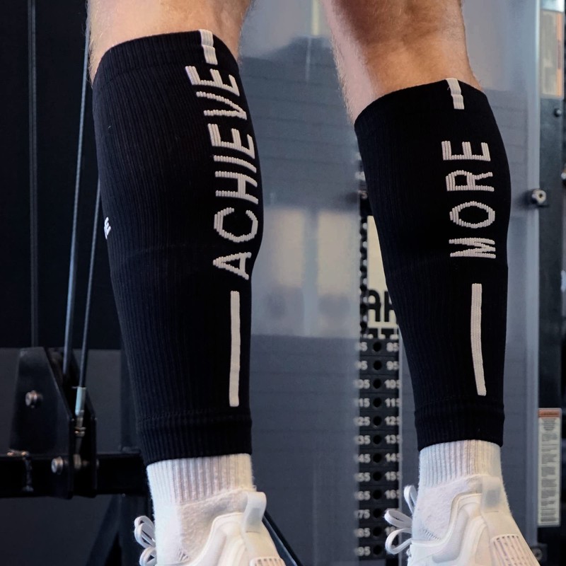 ACHORE Calf Sleeves, Unisex, Calf Compression, black