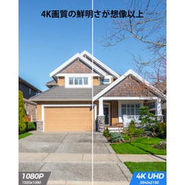 Ctronics 4k Security Camera, Outdoor, 5 GHz Wi-Fi, People/Pet/Vehicle Detection, Automatic Tracking, PC Remote Control, Sound and Light Threat, 24-Hour Recording, FTP/NVR/NAS 256 GB Mirco SD Card