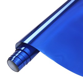 Tintnut Royal Blue Metallic HTV Vinyl Roll- 12" x 6ft Heat Transfer Vinyl Foil Holographic Iron On Vinyl for T-Shirts DIY Compatible with Cricut or Silhoutte Cameo
