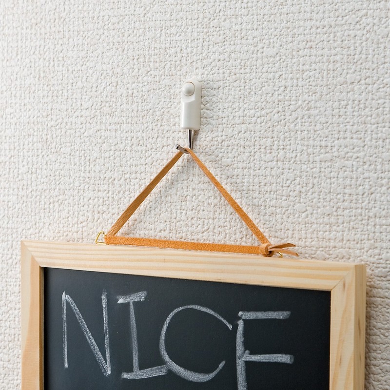 レック(LEC) ダブル ピンフック ホワイト 1×3.5×4.5cm H-474