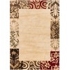 Well Woven Barclay Vane Willow Damask Beige Modern Area Rug