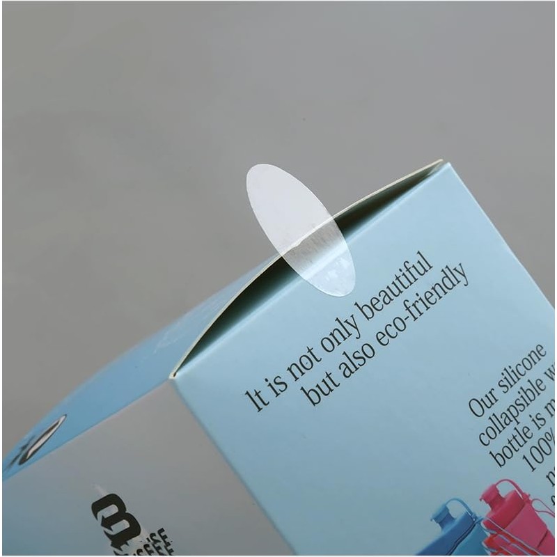 Sealing Seal, Clear, Oval, 1,000 Sheets, Clear, Unopened Seal, Commercial