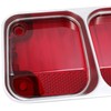 KUAFU Upper Tail Light Compatible with 1972 Oldsmobile Cutlass Supreme