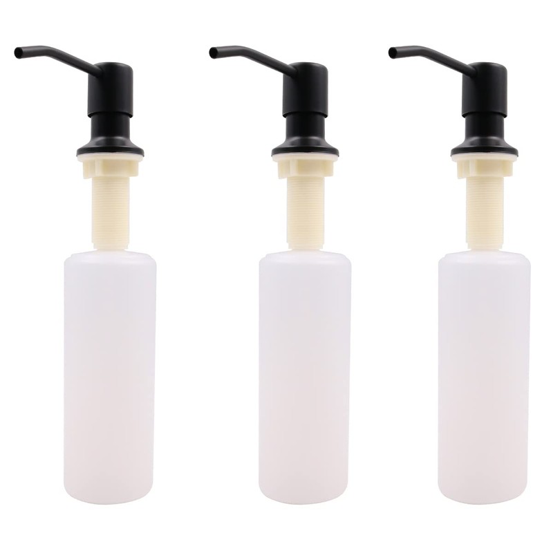 WANGCL Soap Dispenser 300ML Stainless Steel Kitchen/Shower Refillable Tool -