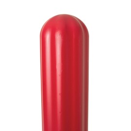 Eagle 1738R Original Ribbed Bumper Post Sleeve, 8" Size, 10" OD x 57" Height, Red