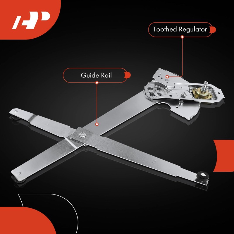A-Premium Front Driver Side Manual Window Regulator Compatible with Dodge