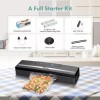 Slaouwo 2 in 1 Vacuum Sealer Machine Meal Food Saver