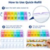 7 Day Pill Organizer 2 Times A Day-Weekly Pill Box