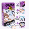 Double 6 Travel Domino Set for Family Game Night –