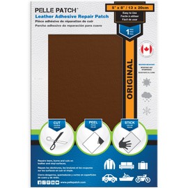 Pelle Patch - Vinyl Leather Repair Kit - 25 Colors Available - Original 5x8 - Tan