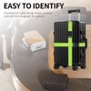 4-Pack Luggage Straps with Combination Lock | 79" Adjustable Suitcase