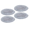 4PCS Fiber Mopping Pads High Strength Mop Cleaning Cloth Replacement