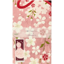 HAMAMONYO Picture Tenugui 'Weeping Cherry on Gourd'