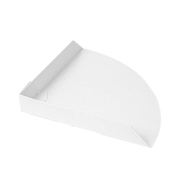 Pack of 100 Crepes 'Thepack' 230 g/m² 17 x 17 x 2.5 cm White Nano-Micro Corrugated Cardboard