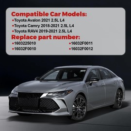 Coolant Electric Water Pump Engine Gasoline Compatible with Avalon 2021, Camry 2018-2021, RAV4 2019-2021 Replace 1603225010, 16032F0010, 16032F0011, 16032F0012