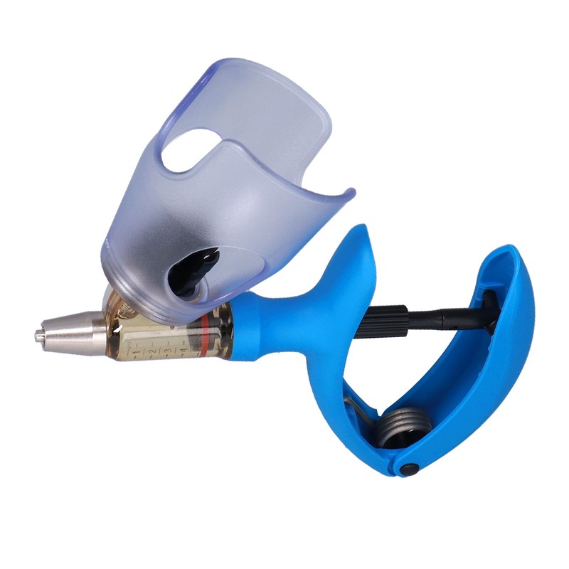 Bottle Mount Adjustable Continuous Syringe for Livestock Cattle Chickens Sheep