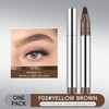 Eyebrow Filler Pen - 2-in-1 Microfilling Eyebrow Pencil | Long-Lasting