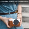 MUZIRI KINOKOO Sony ZV-E1 Case - PU Leather Half Case