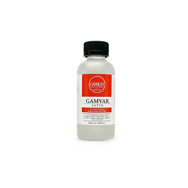 Gamblin Gamvar Pict Varnish Satin, Clear, 4.2oz