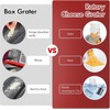 Ourokhome Rotary Cheese Grater with 5 Interchangeable Blades Kitchen Utensils