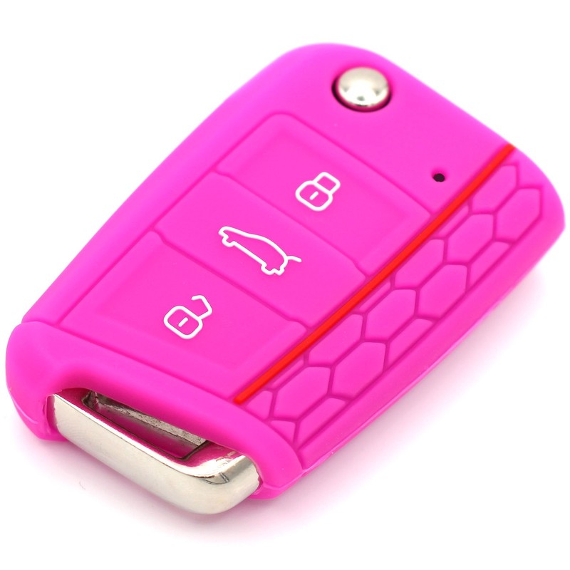 VB Key Case for 3-Button Car Key Silicon Cover Key
