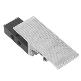 Foot Pedal Pneumatic Valve 5 Way 2 Position G1/4in Aluminum Alloy Pneumatic Foot Pedal Valve Kit Operating Temperature 5‑50℃ Pneumatic Foot Pedal for Machinery